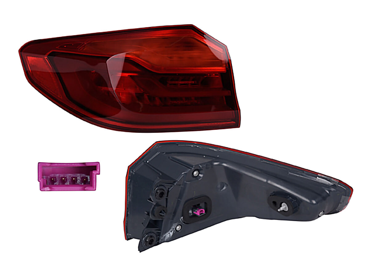 Calavera Exterior Con Leds Lado Conductor