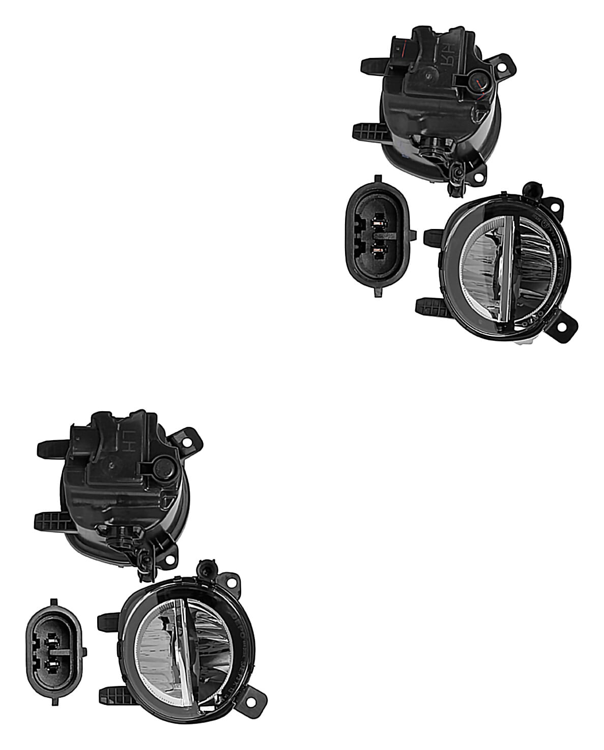 Par De Faros Para Niebla Con Leds