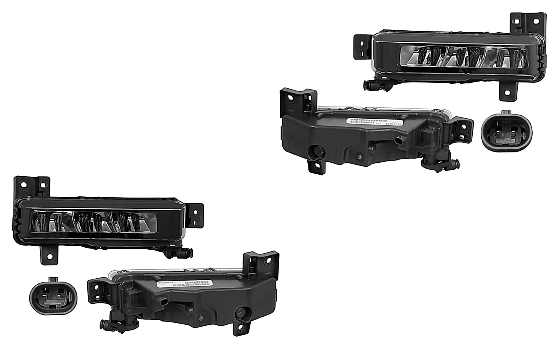 Par De Faros Para Niebla Con Leds