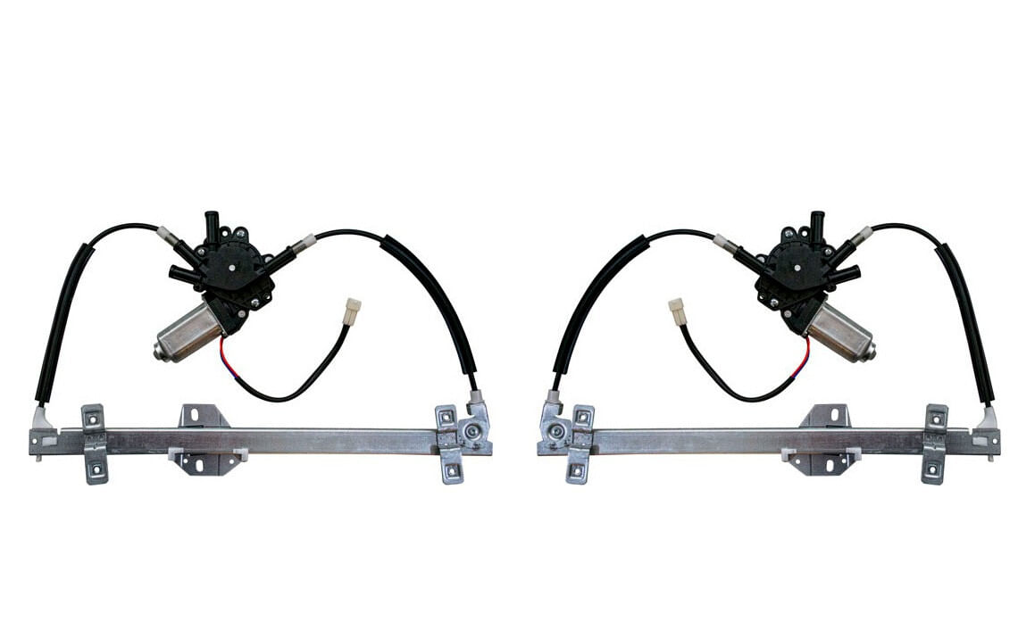 Par De Elevadores De Cristal Eléctricos Con Motor Delanteros