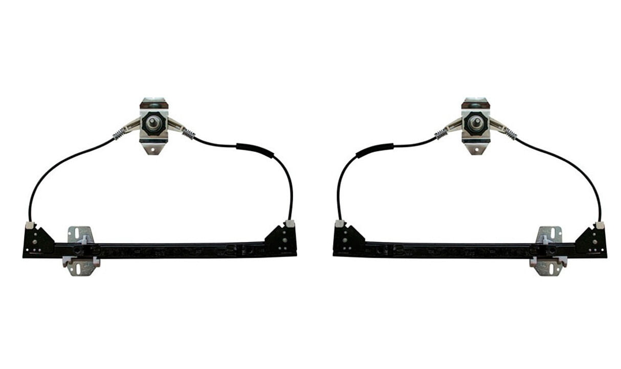 Par De Elevadores De Cristal Manuales Delanteros