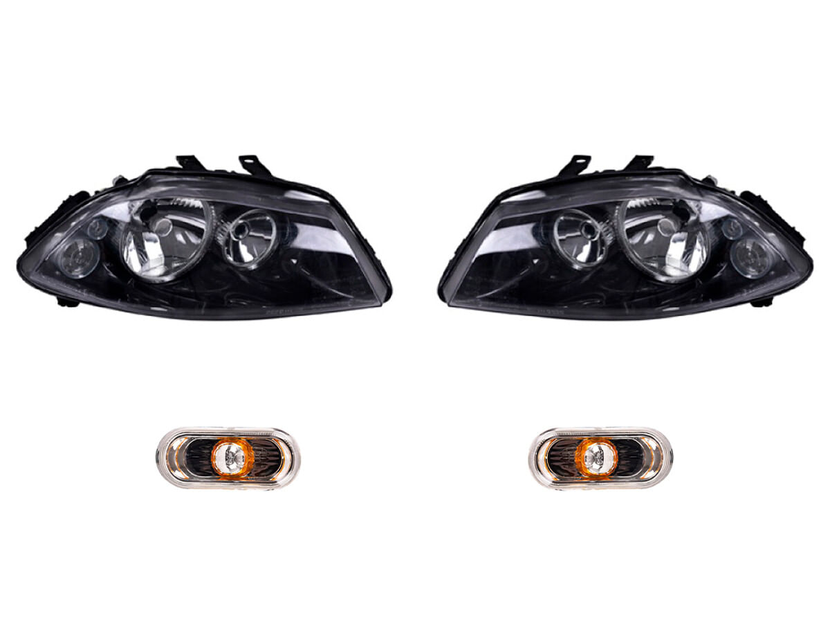 Kit De Faros Para Foco Halógeno Sin Foco Sin Motor Y Cuartos (4 Piezas)