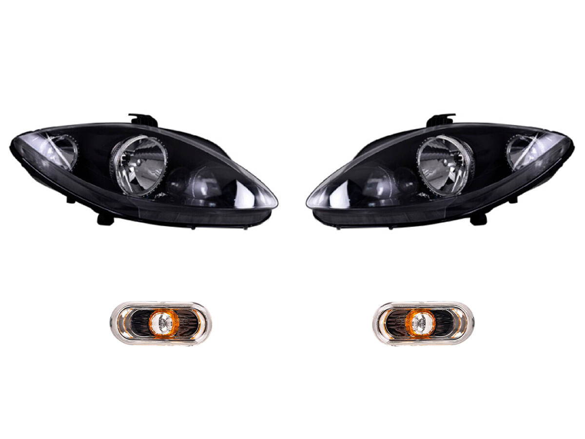 Kit De Faros Para Foco Halógeno Sin Foco Sin Motor Y Cuartos (4 Piezas)
