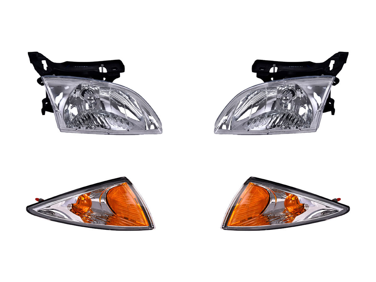 Kit De Faros Sin Foco Y Cuartos (4 Piezas)