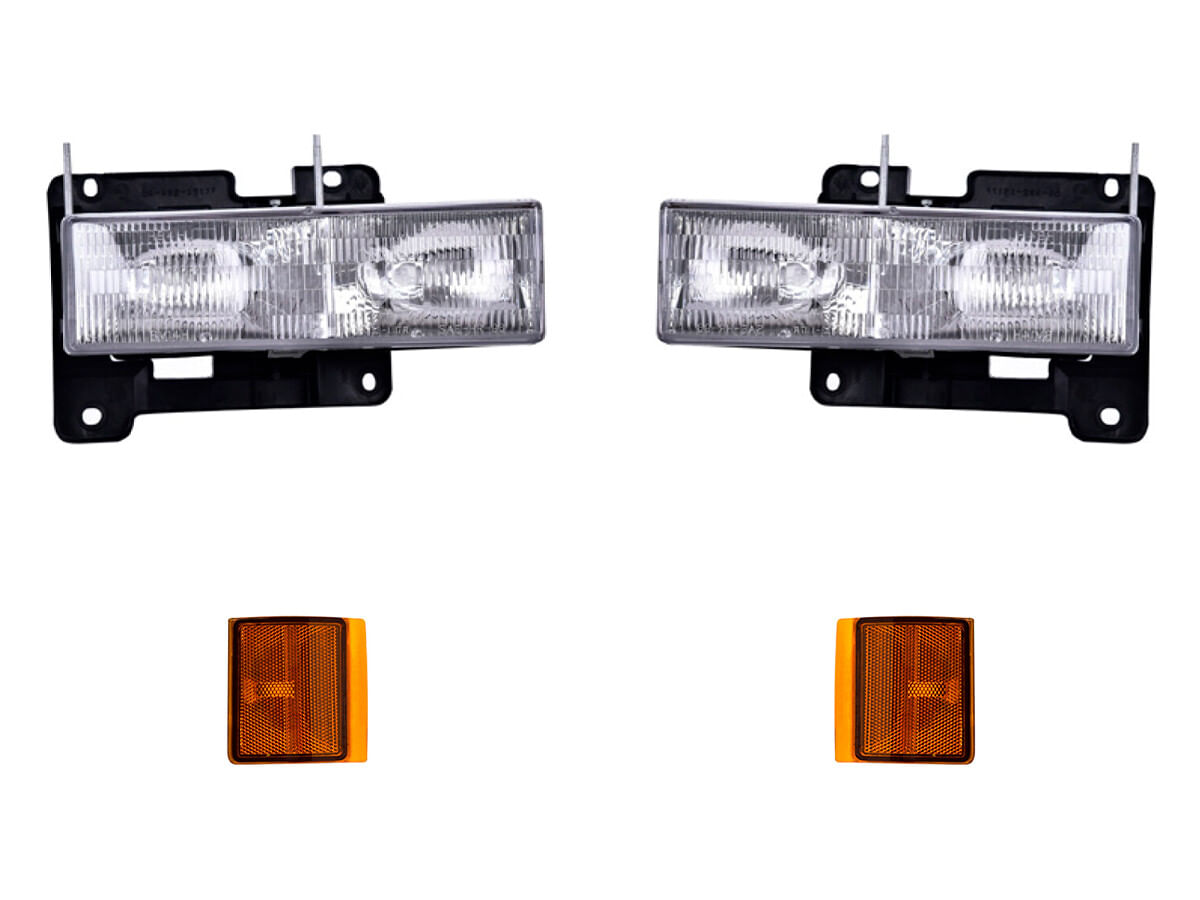 Kit De Faros Sin Foco Y Cuartos (4 Piezas)