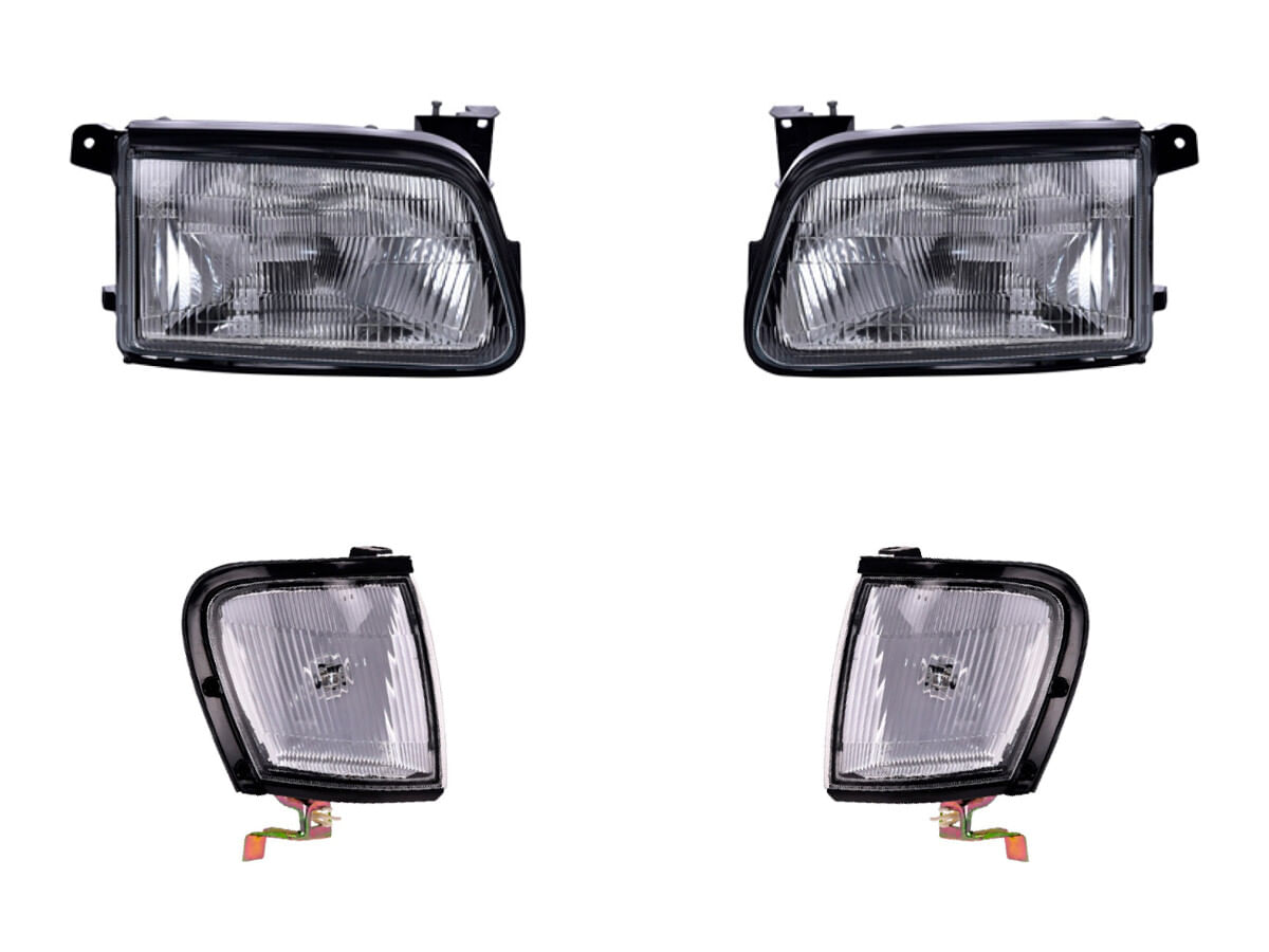 Kit De Faros Sin Foco Y Cuartos (4 Piezas)
