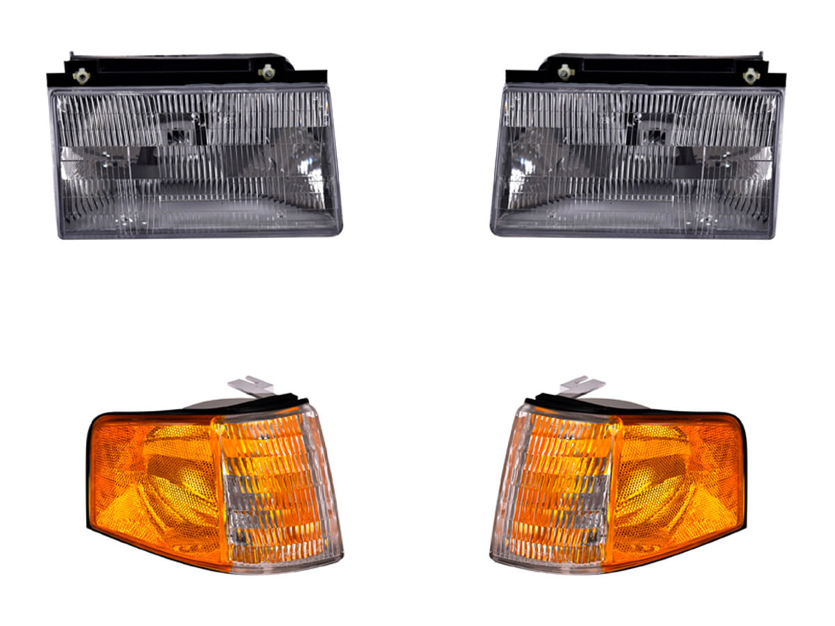 Kit De Faros Sin Foco Y Cuartos (4 Piezas)
