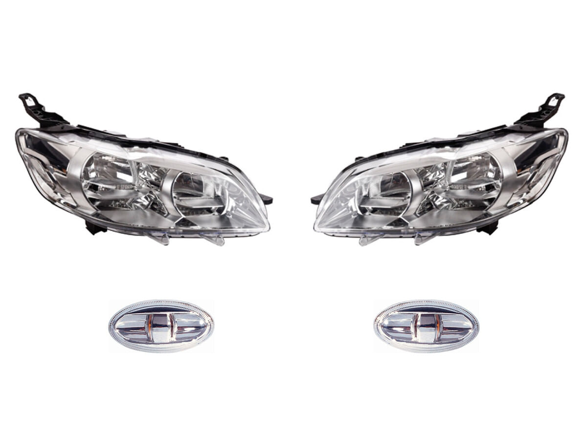 Kit De Faros Para Foco Halógeno Sin Foco Y Cuartos (4 Piezas)