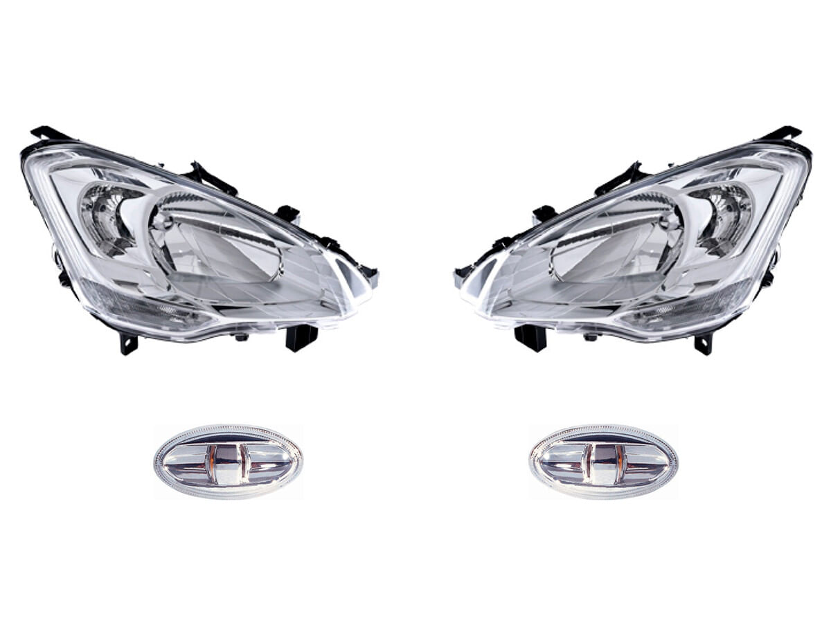 Kit De Faros Para Foco Halógeno Sin Foco Con Motor Y Cuartos (4 Piezas)