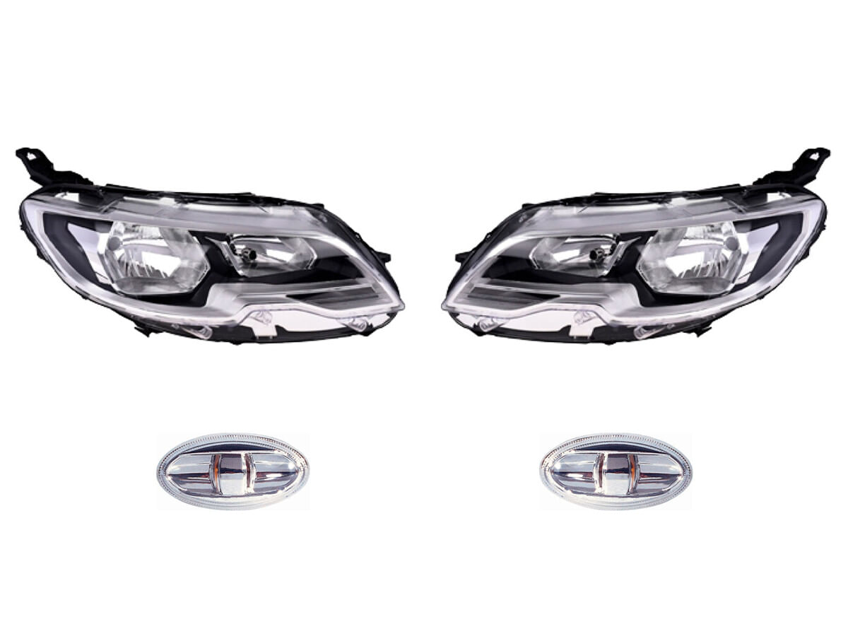 Kit De Faros Sin Foco Y Cuartos (4 Piezas)