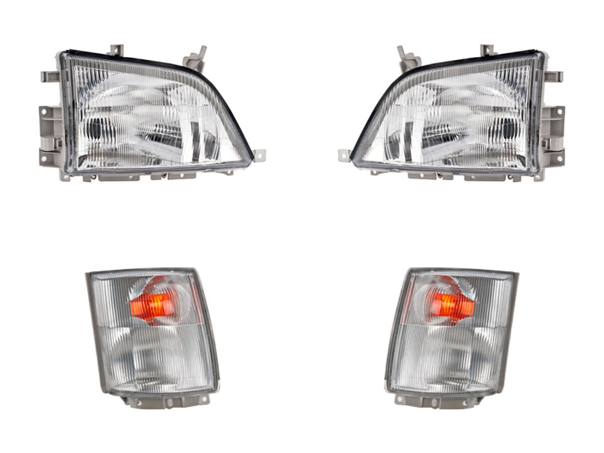 Kit De Faros Sin Foco Y Cuartos (4 Piezas)
