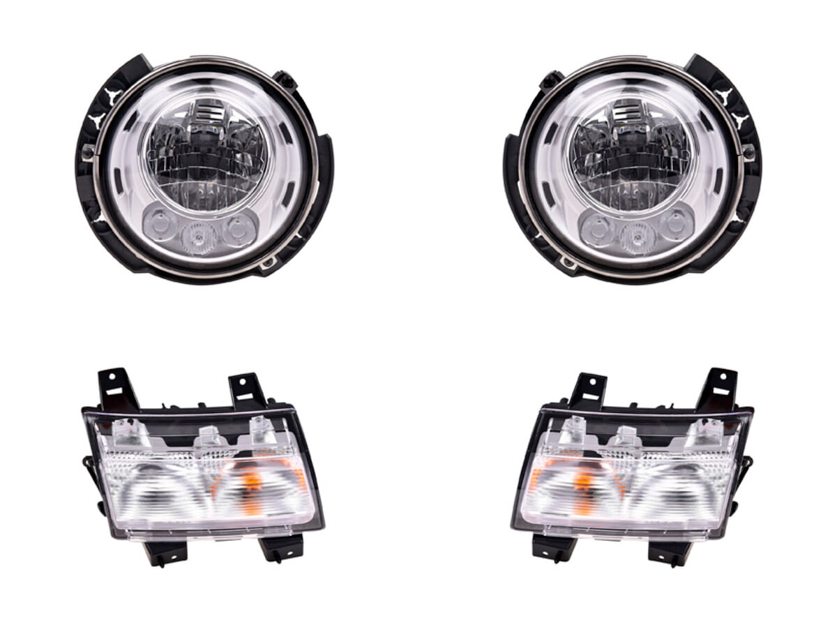 Kit De Faros Con Leds Y Cuartos (4 Piezas)