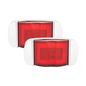 tunelight-par-de-plafones-laterales-cromados-8-leds-con-aro-gel-luz-roja-0