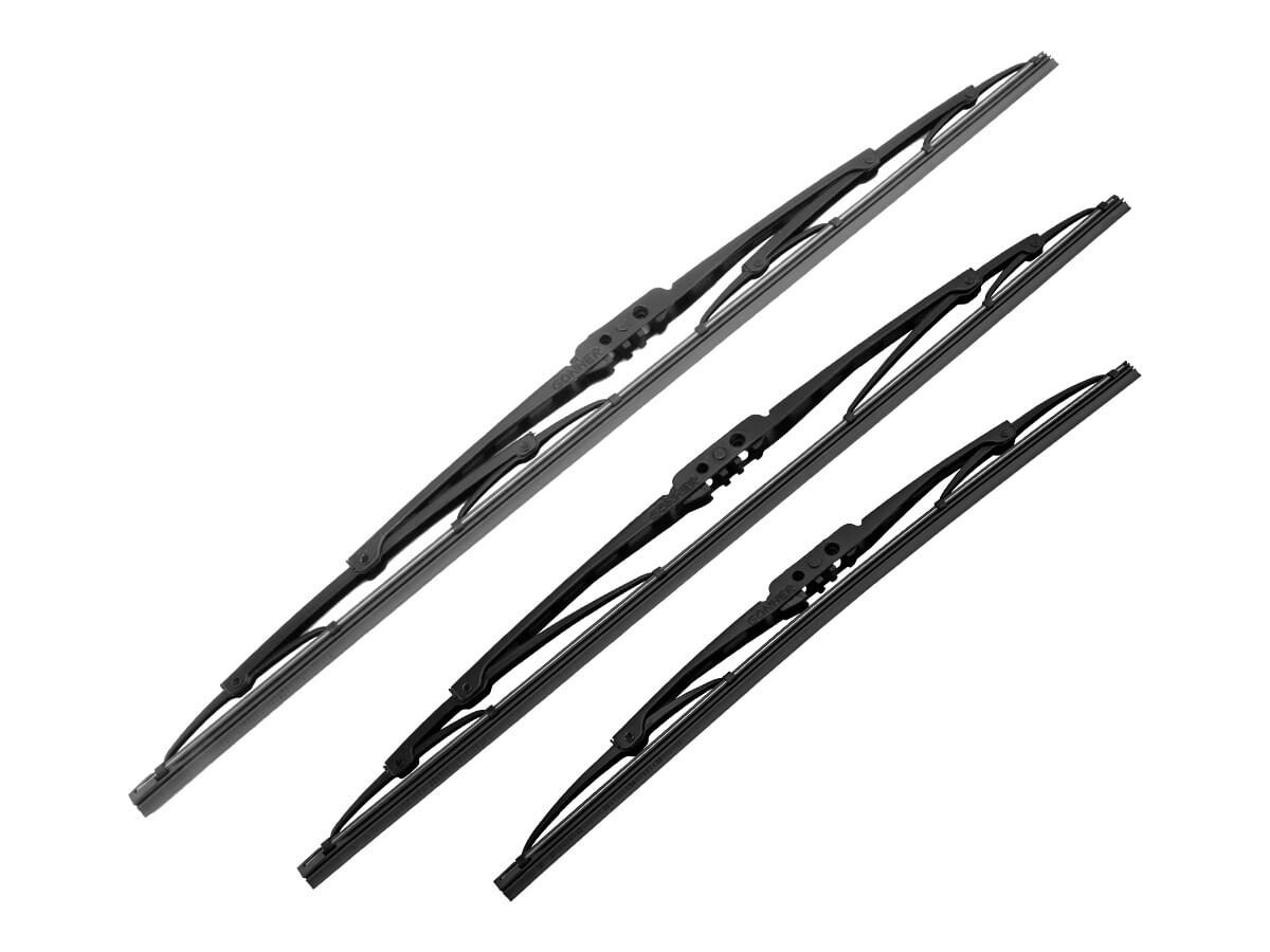 Kit De 3 Plumas Limpiaparabrisas Convencional