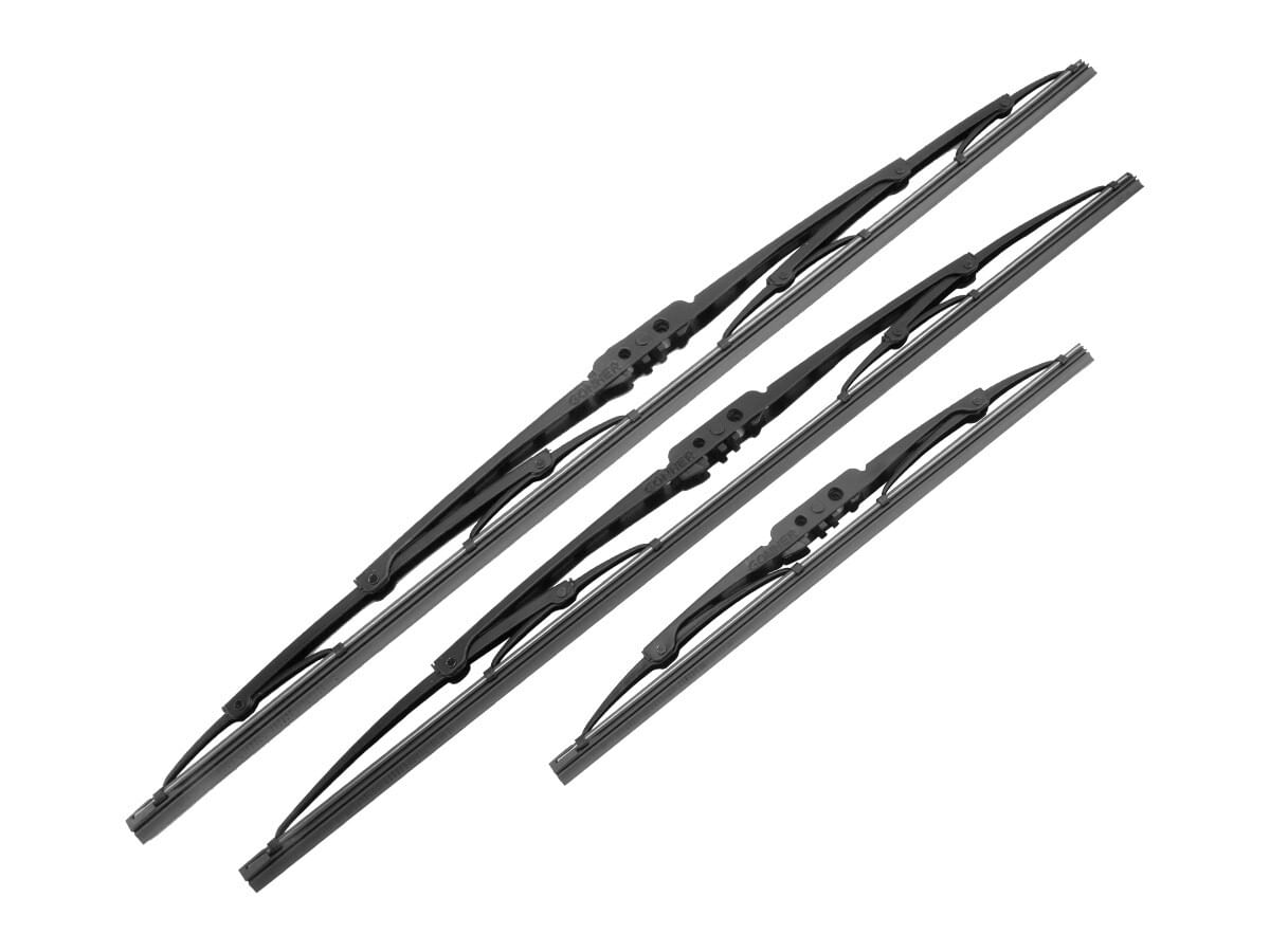 Kit De 3 Plumas Limpiaparabrisas Convencional