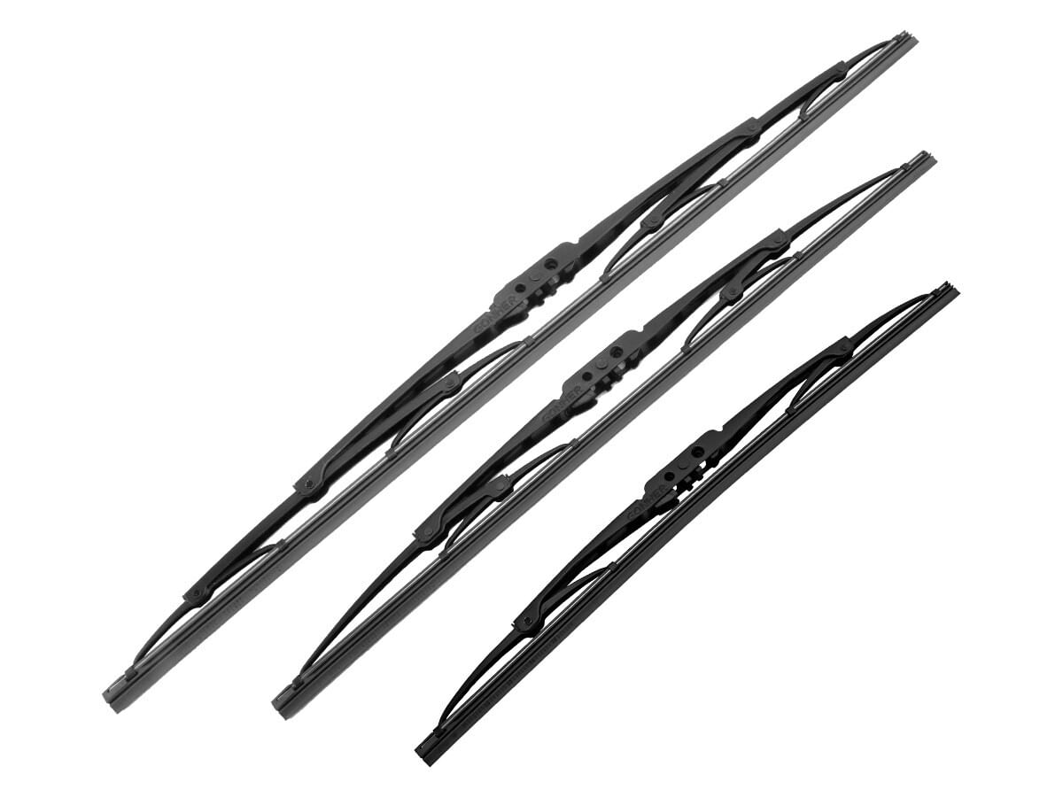 Kit De 3 Plumas Limpiaparabrisas Convencional