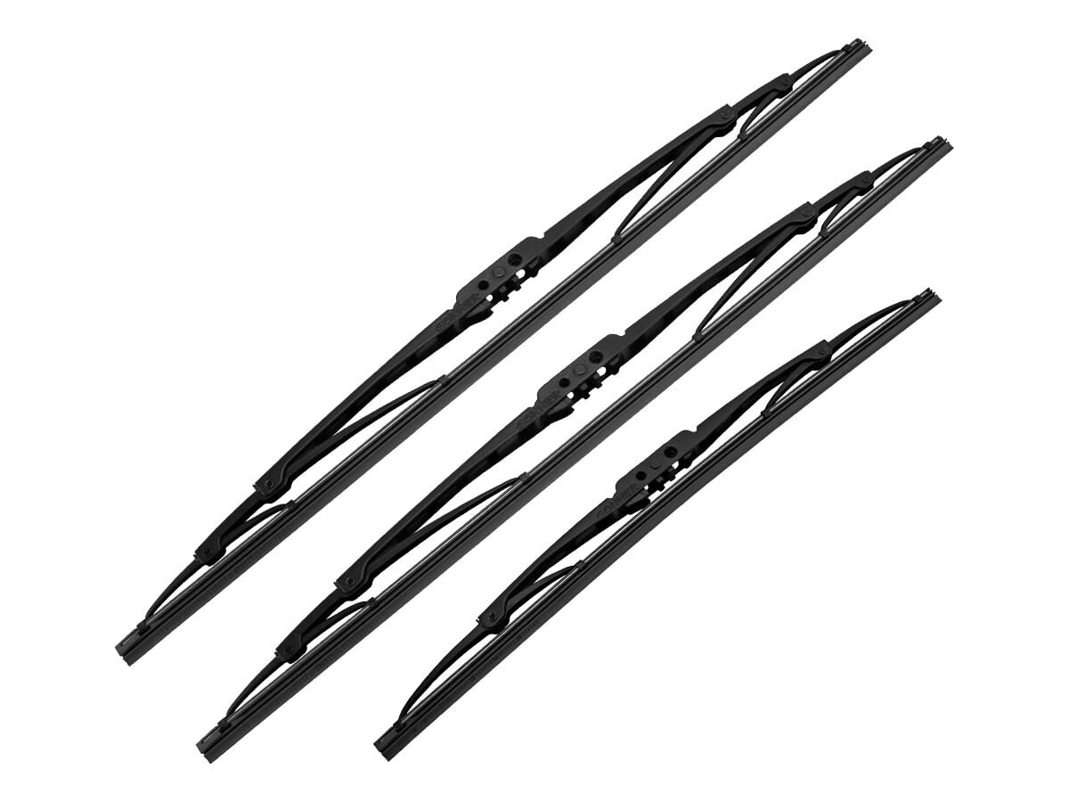 Kit De 3 Plumas Limpiaparabrisas Convencional