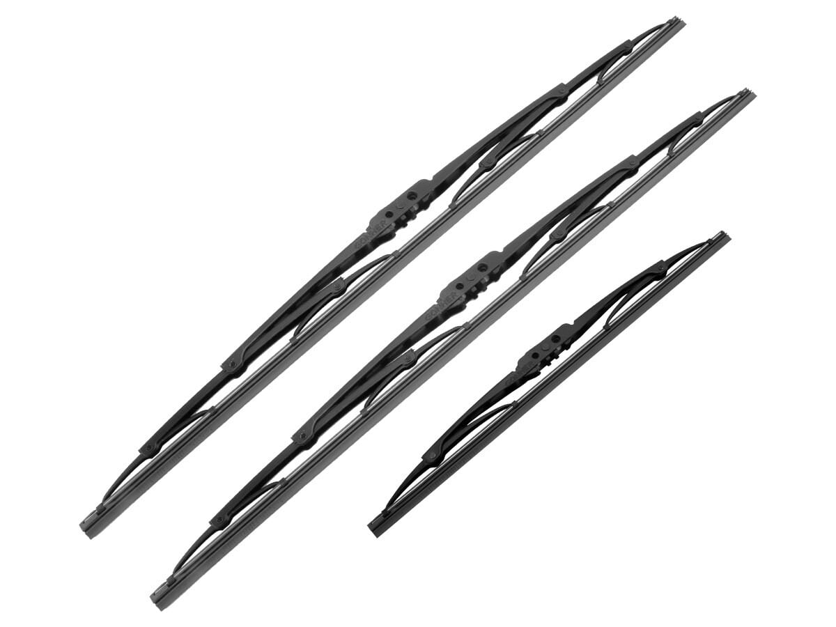 Kit De 3 Plumas Limpiaparabrisas Convencional