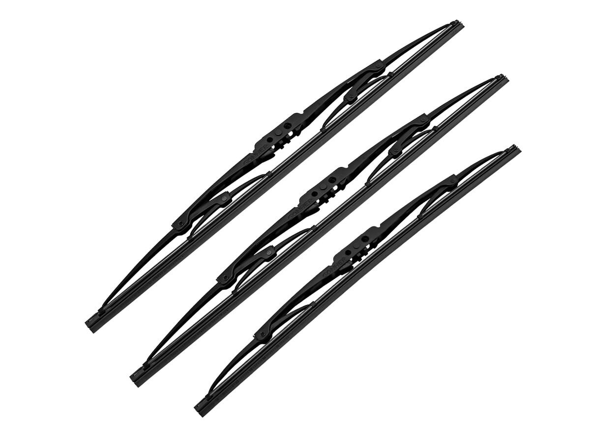 Kit De 3 Plumas Limpiaparabrisas Convencional