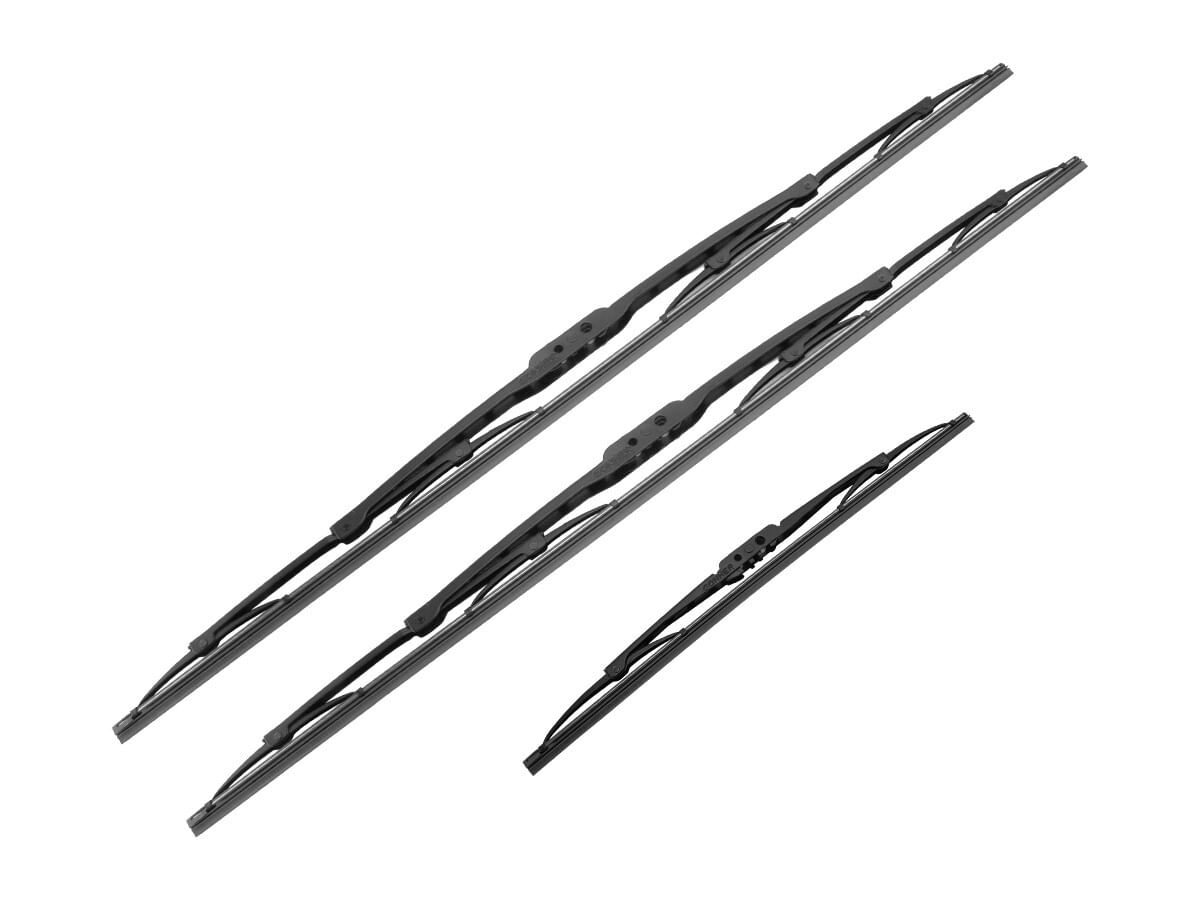 Kit De 3 Plumas Limpiaparabrisas Convencional