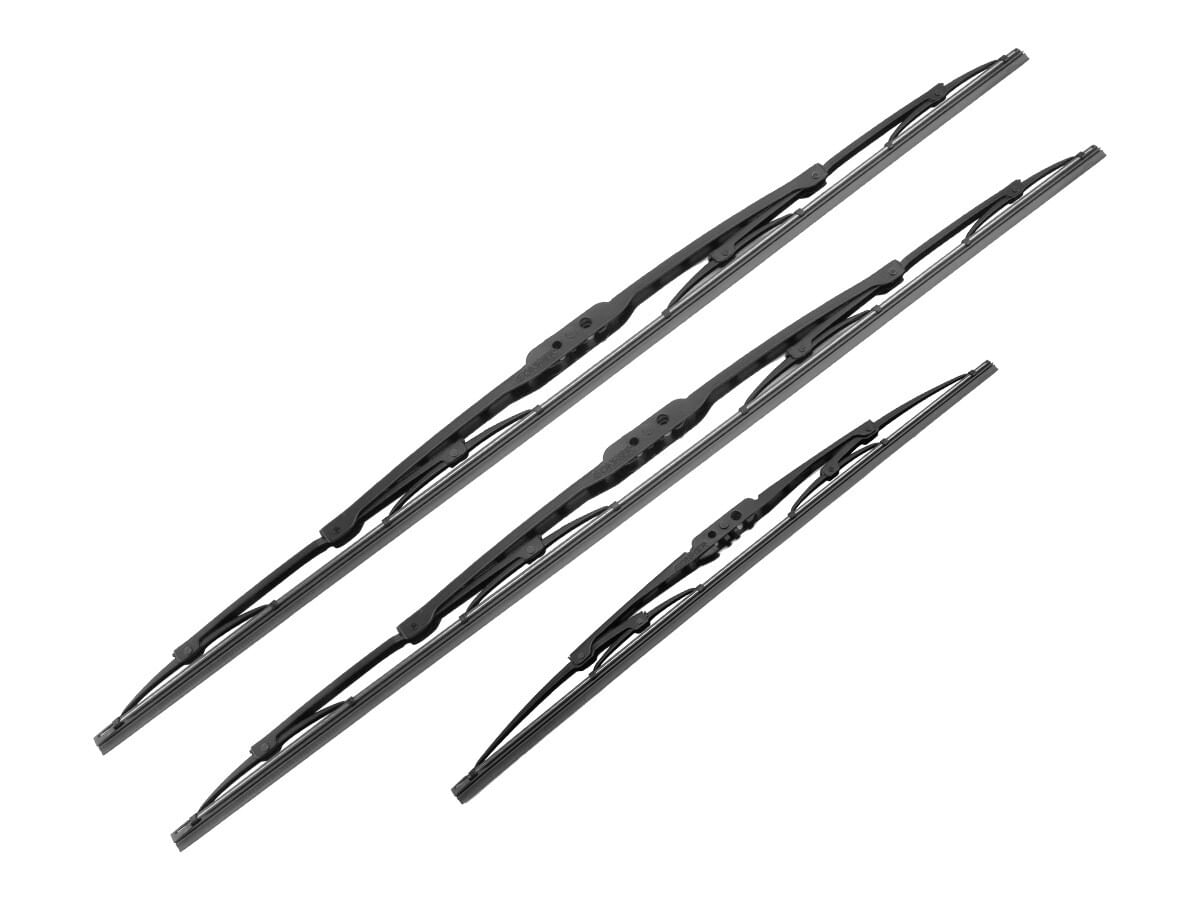 Kit De 3 Plumas Limpiaparabrisas Convencional