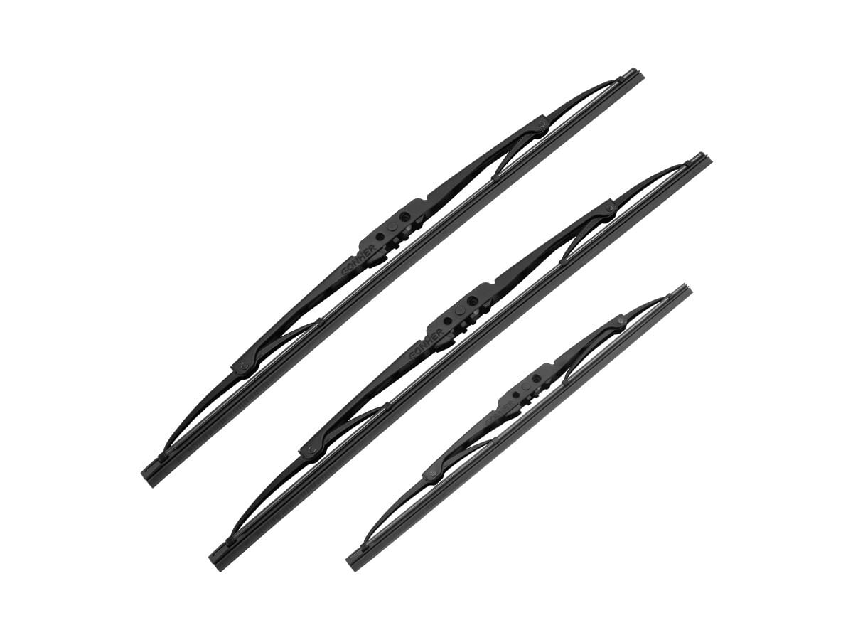 Kit De 3 Plumas Limpiaparabrisas Convencional
