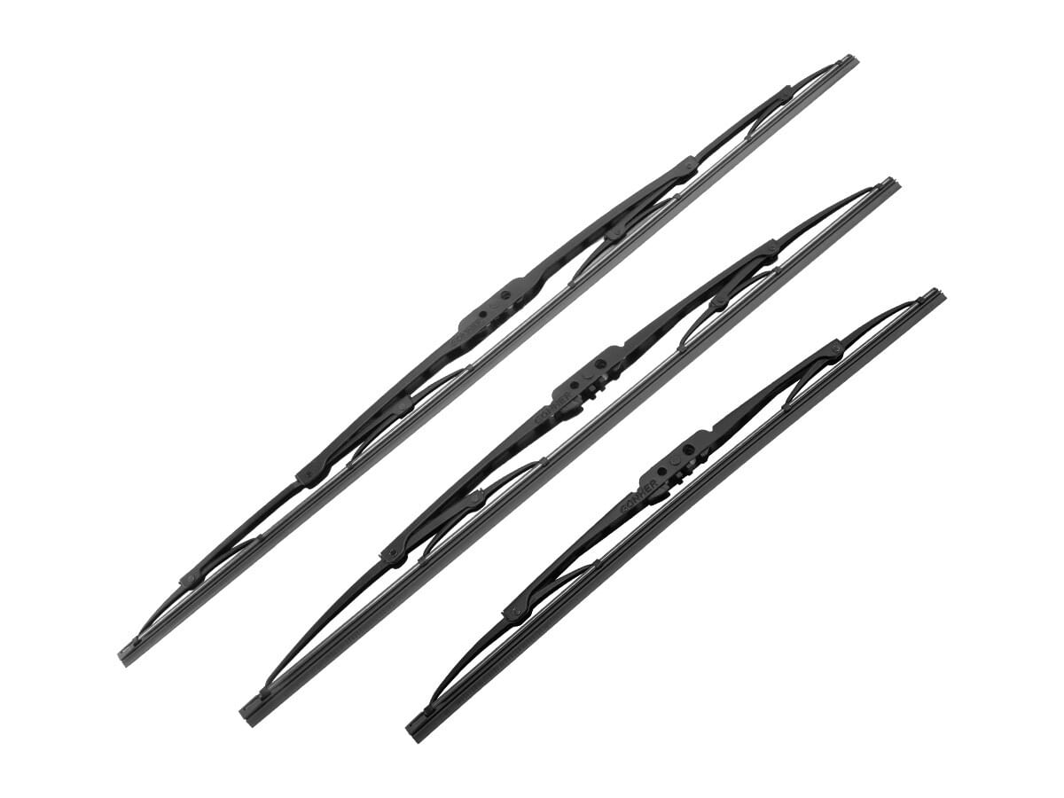 Kit De 3 Plumas Limpiaparabrisas Convencional