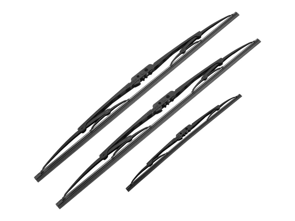 Kit De 3 Plumas Limpiaparabrisas Convencional