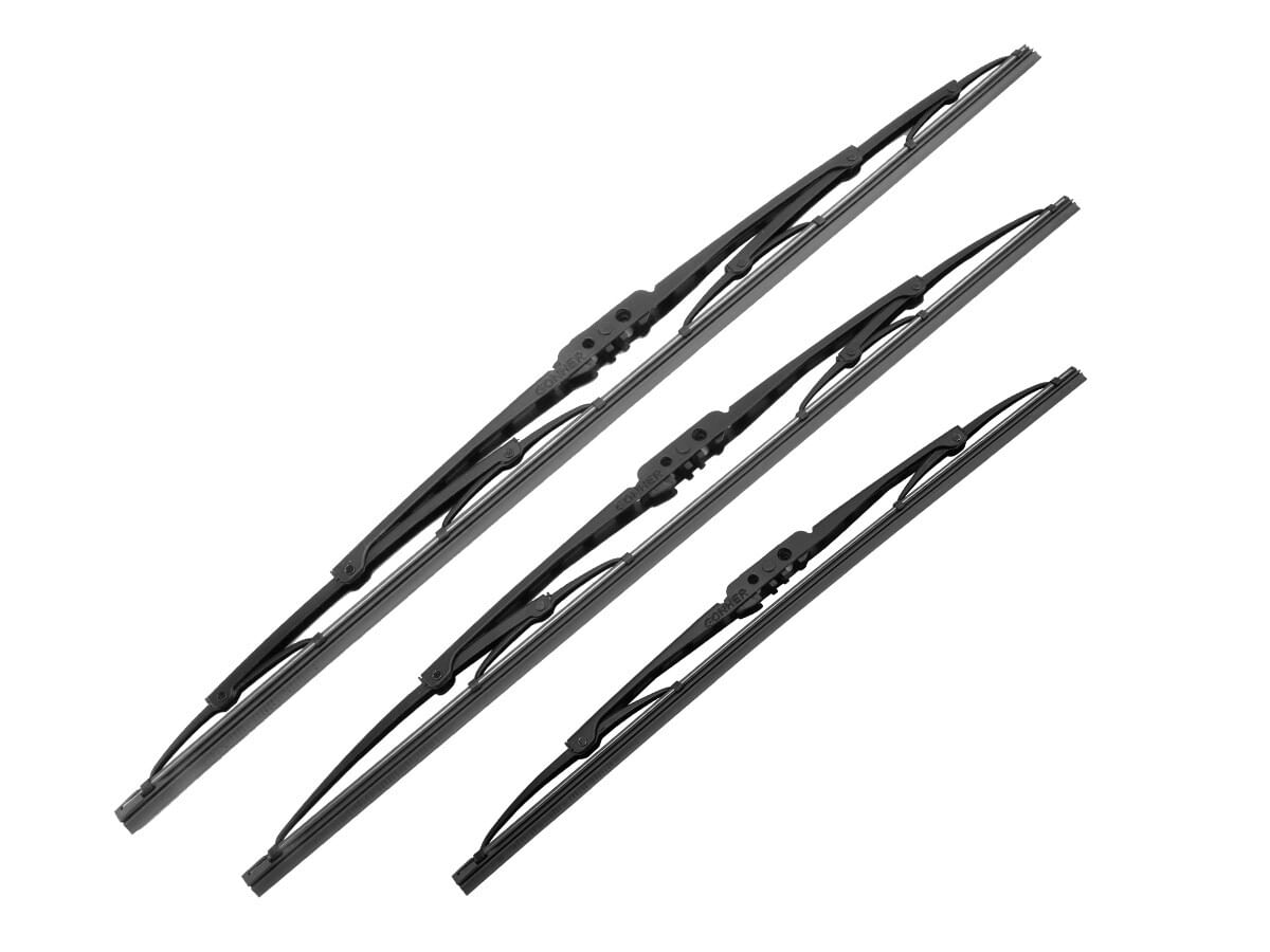 Kit De 3 Plumas Limpiaparabrisas Convencional