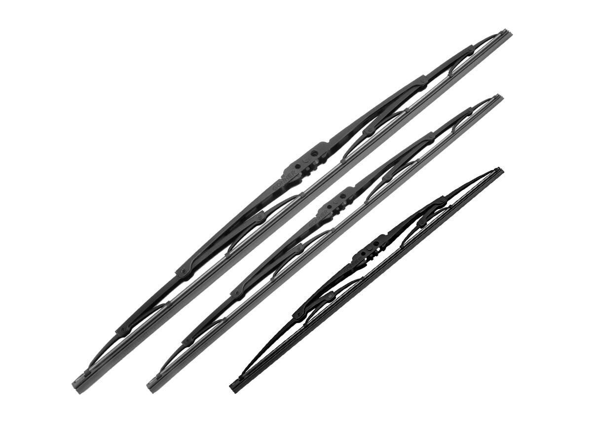 Kit De 3 Plumas Limpiaparabrisas Convencional