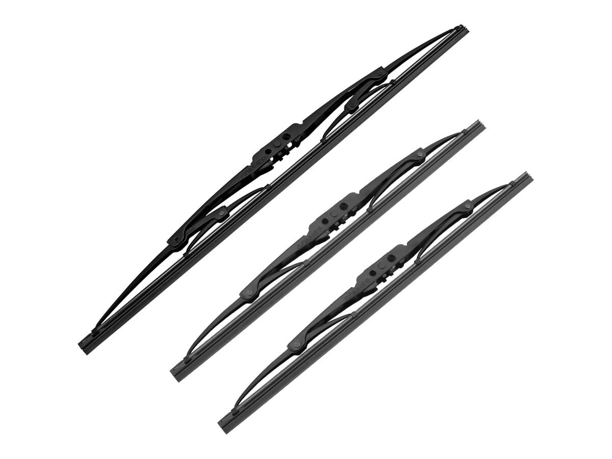 Kit De 3 Plumas Limpiaparabrisas Convencional