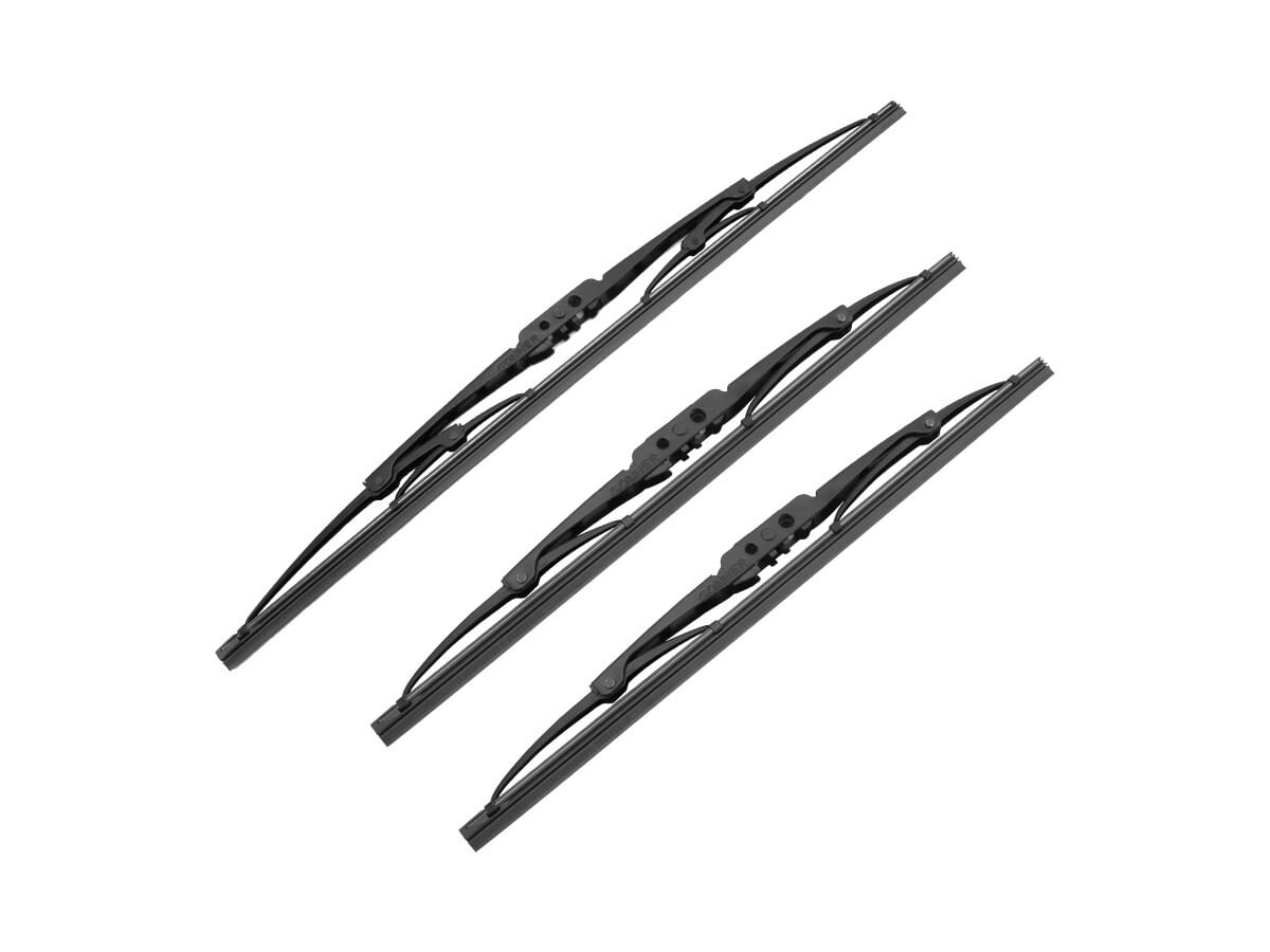 Kit De 3 Plumas Limpiaparabrisas Convencional
