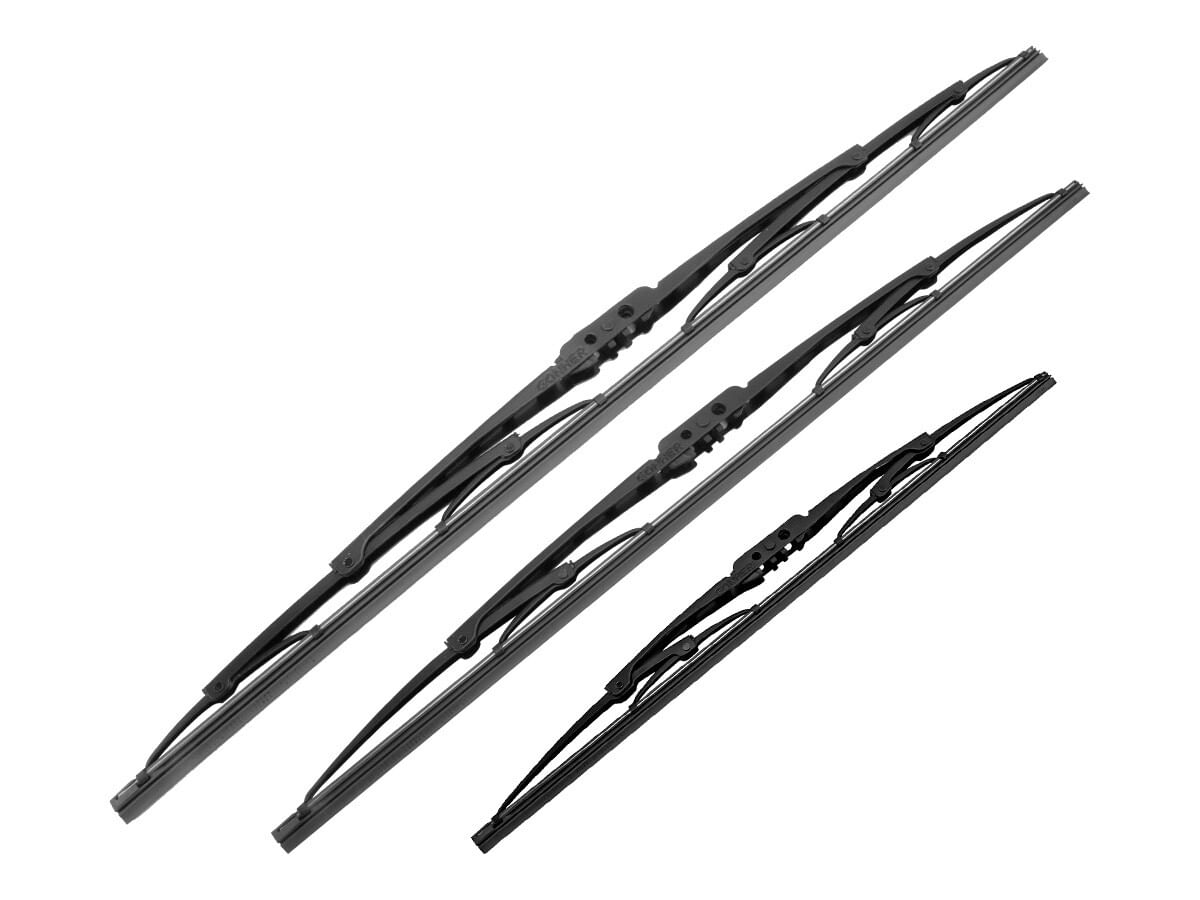 Kit De 3 Plumas Limpiaparabrisas Convencional