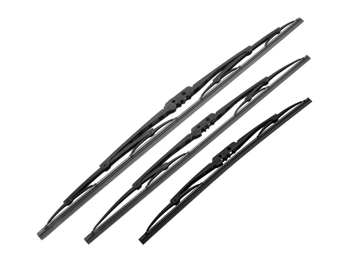 Kit De 3 Plumas Limpiaparabrisas Convencional