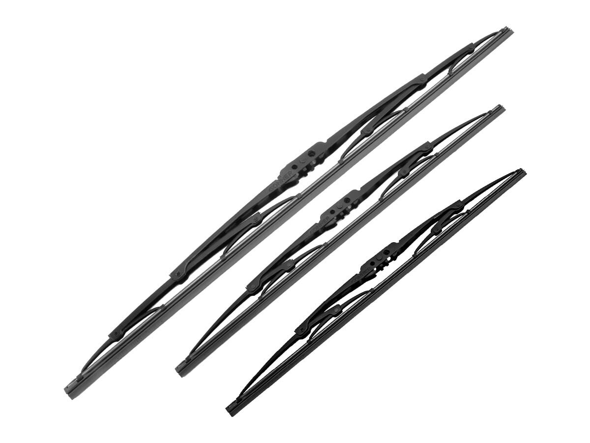 Kit De 3 Plumas Limpiaparabrisas Convencional