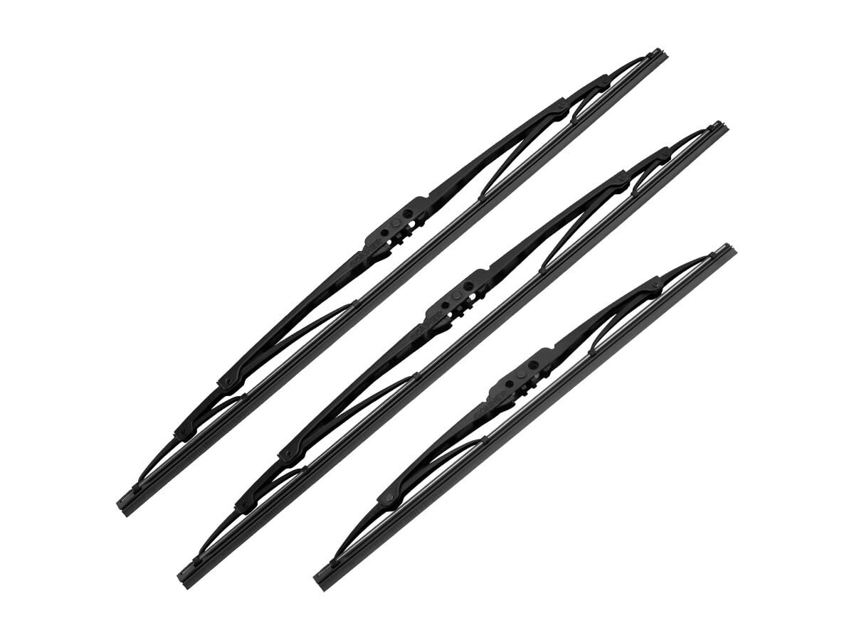 Kit De 3 Plumas Limpiaparabrisas Convencional