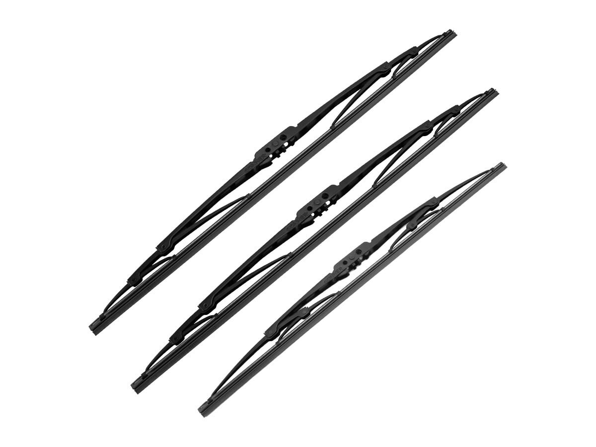 Kit De 3 Plumas Limpiaparabrisas Convencional
