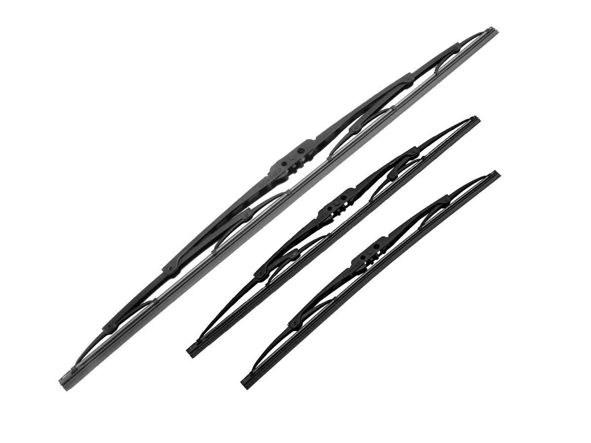 Kit De 3 Plumas Limpiaparabrisas Convencional
