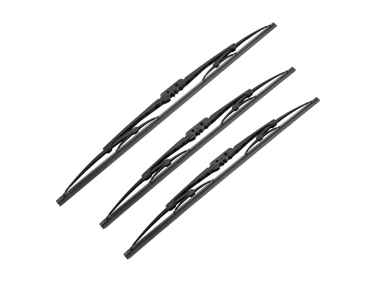 Kit De 3 Plumas Limpiaparabrisas Convencional