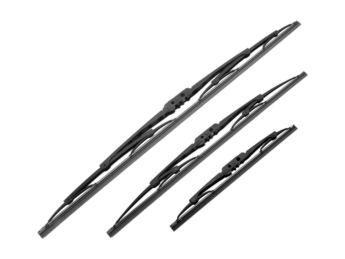 Kit De 3 Plumas Limpiaparabrisas Convencional