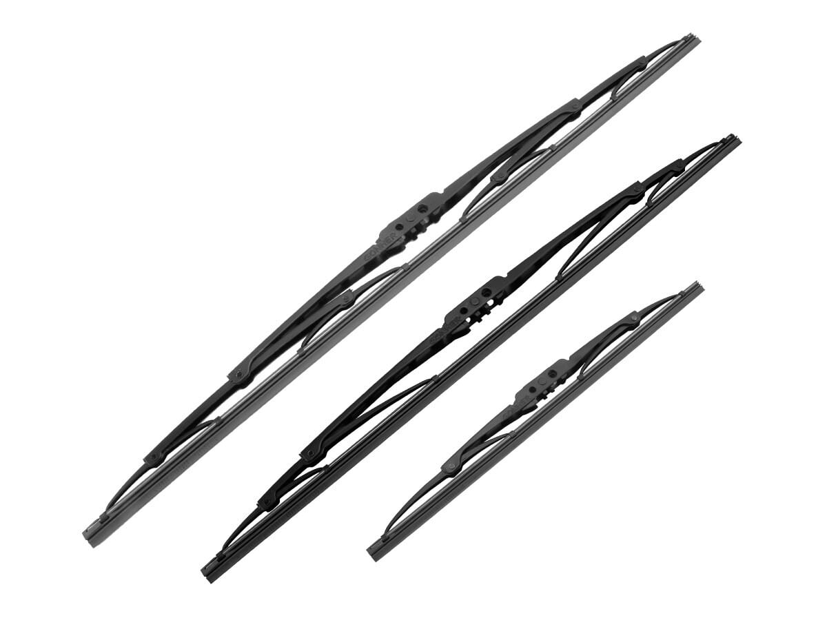 Kit De 3 Plumas Limpiaparabrisas Convencional
