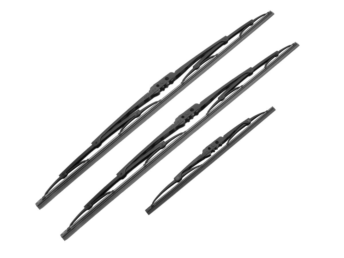 Kit De 3 Plumas Limpiaparabrisas Convencional