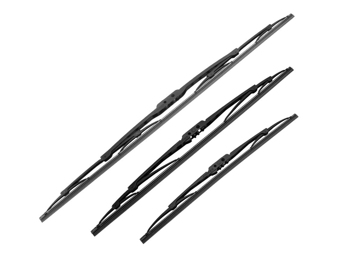 Kit De 3 Plumas Limpiaparabrisas Convencional