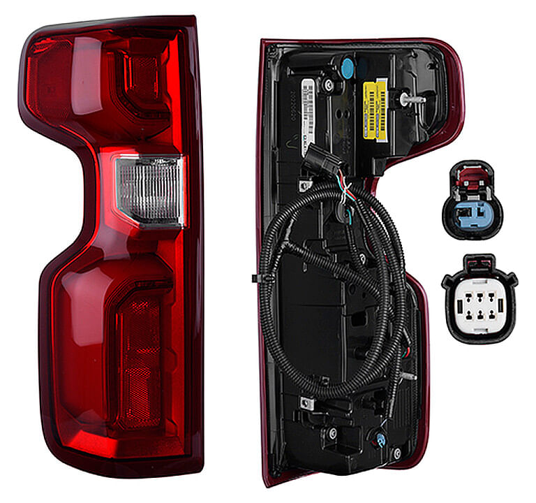 Calavera Con Leds Lado Conductor