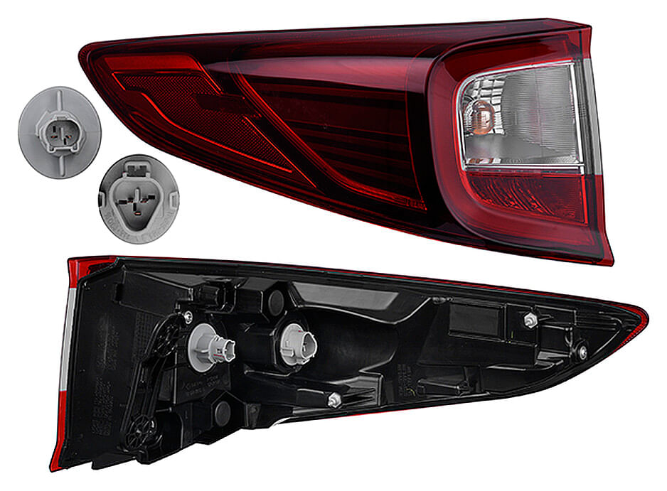 Calavera Exterior Con Leds Lado Conductor