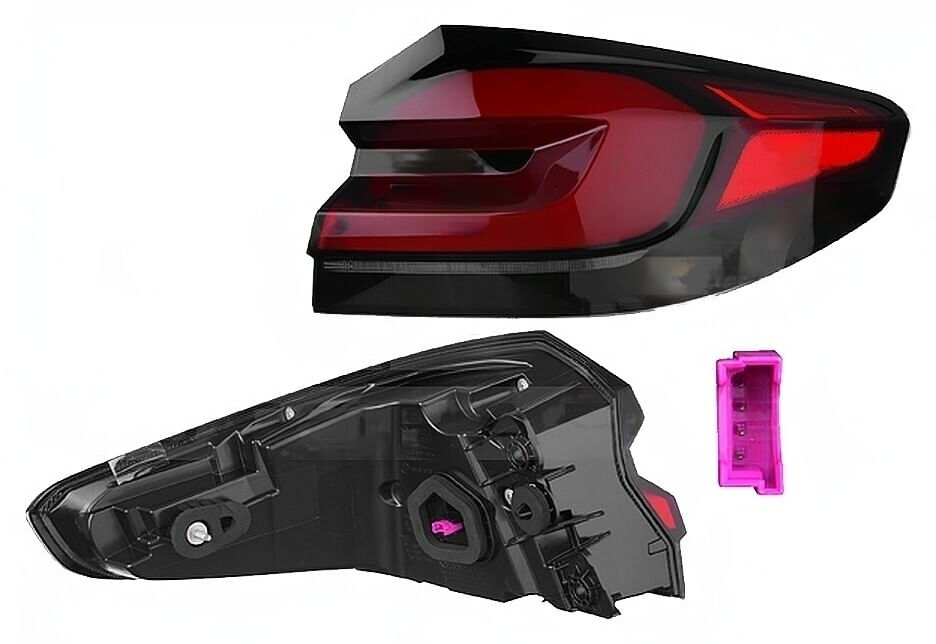Calavera Exterior Con Leds Lado Pasajero