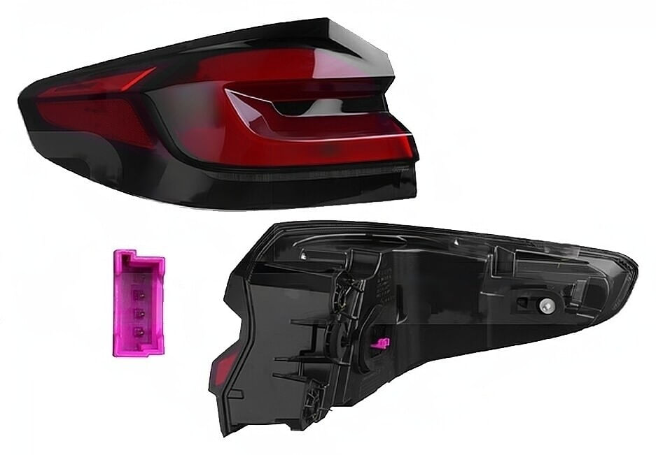 Calavera Exterior Con Leds Lado Conductor