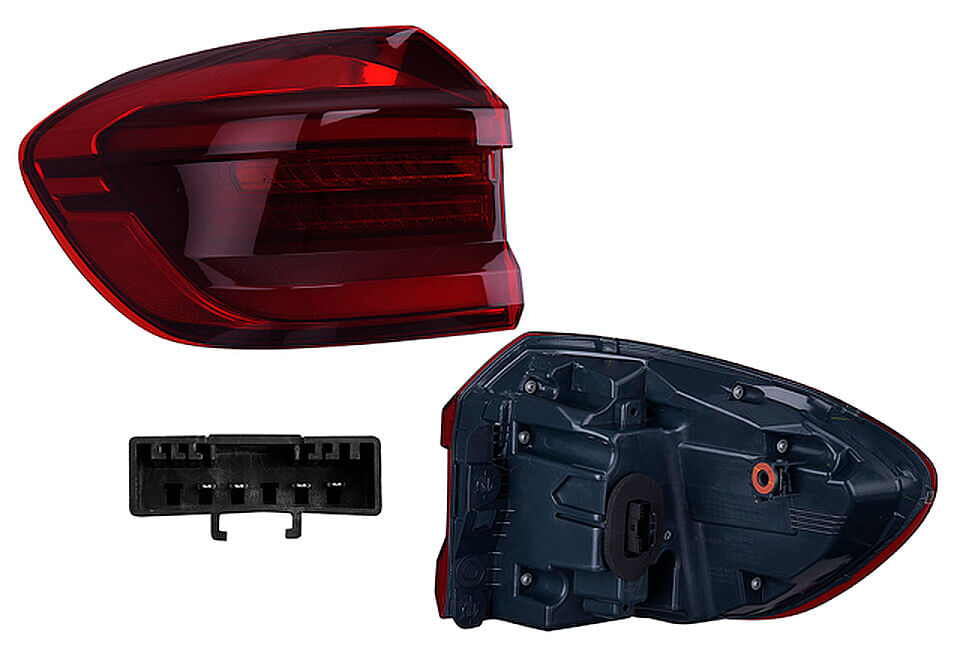 Calavera Exterior Con Leds Lado Conductor