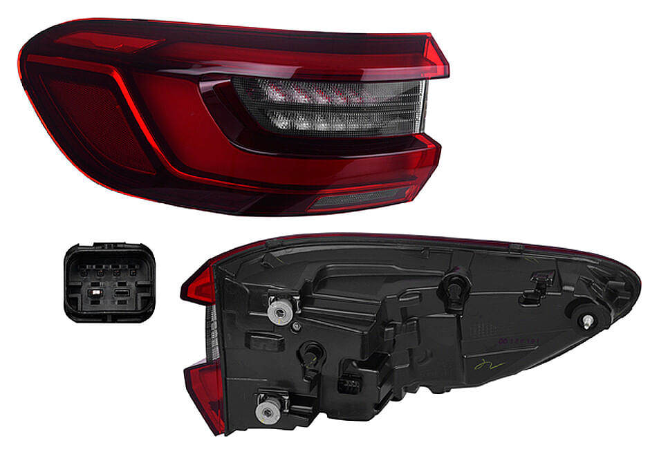 Calavera Exterior Con Leds Lado Conductor