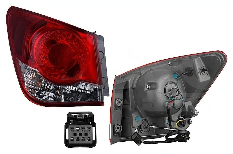 Calavera Exterior Para 4 Focos Lado Conductor